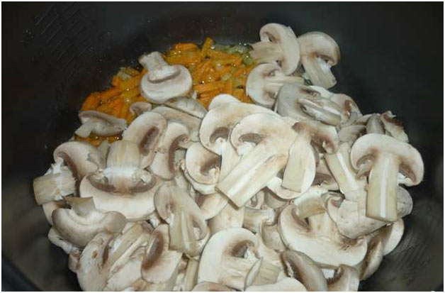 Вкусный рецепт плова с грибами в мультиварке