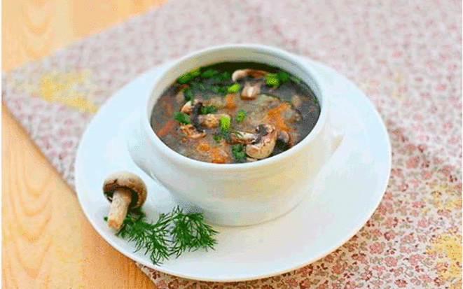 Суп из замороженных грибов в мультиварке – быстро, вкусно и сытно