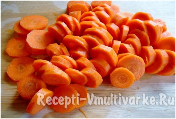 нарезать морковь колесиками