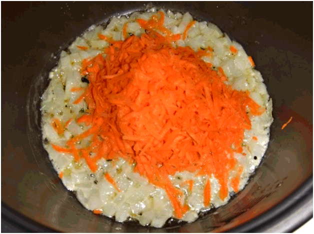 добавить морковь