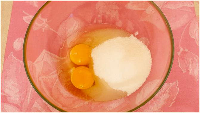 яйца с сахаром