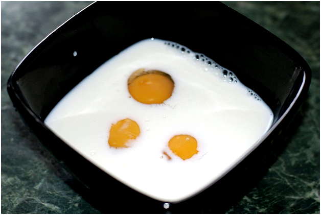 молоко с яйцами