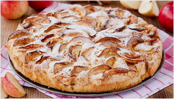 Процесс готовки рецепта яблочного пирога