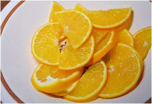порезать апельсин